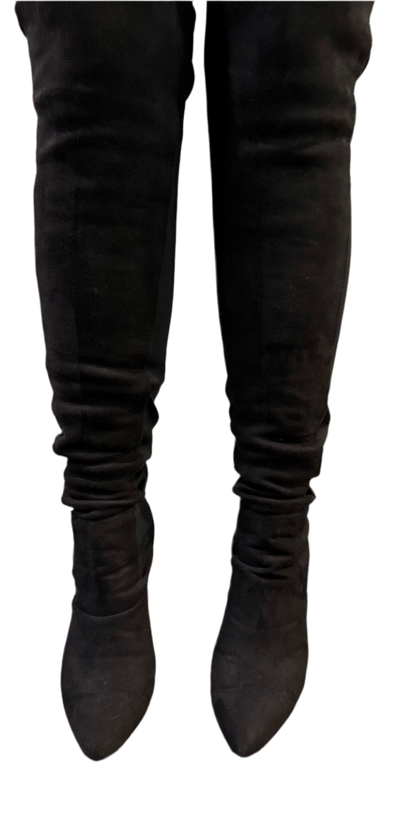 9 Black Thigh High Boots