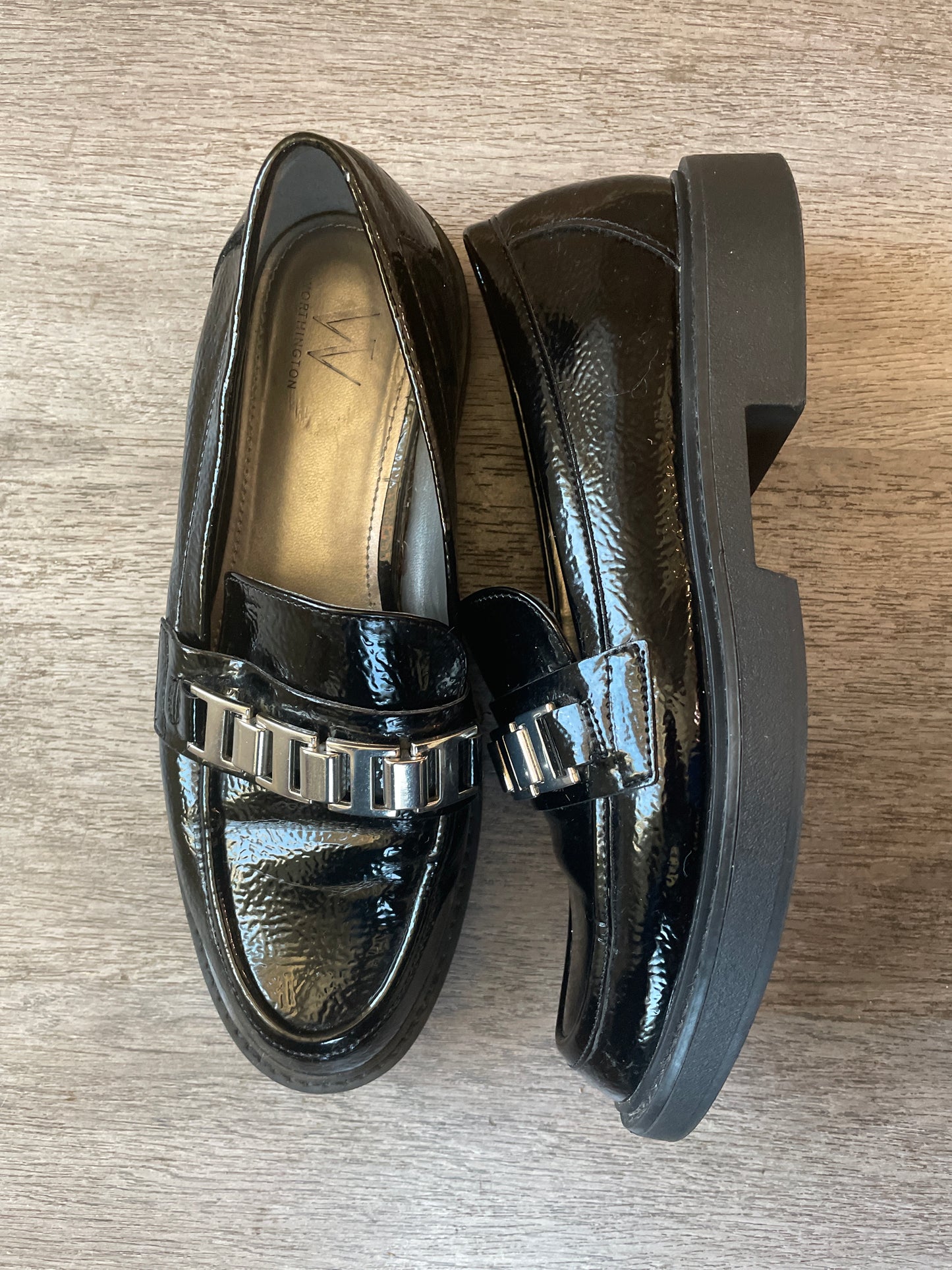 7.5 Worthington Black Patent Loafer