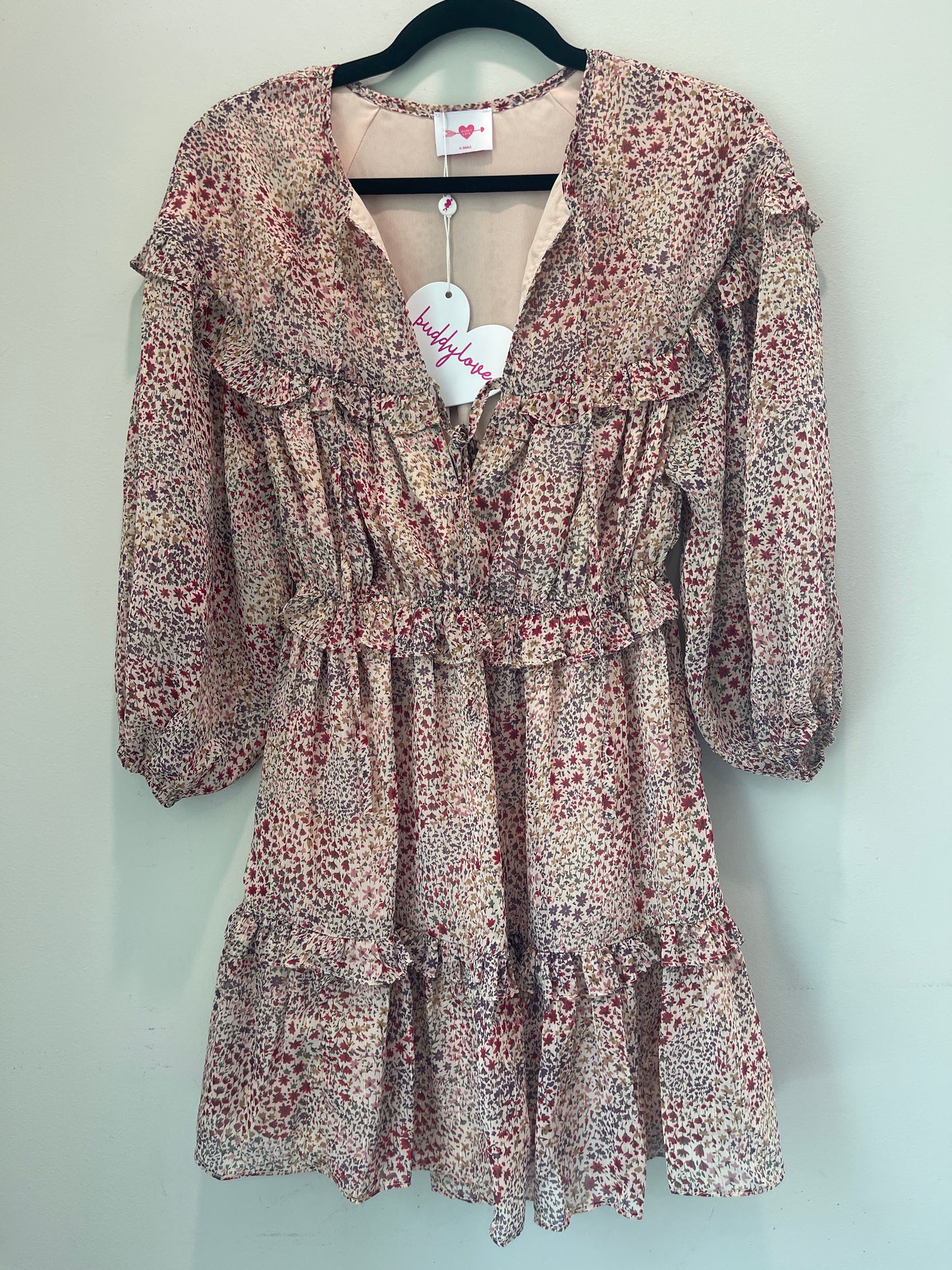 XS NWT Buddy Love Mini Floral Dress