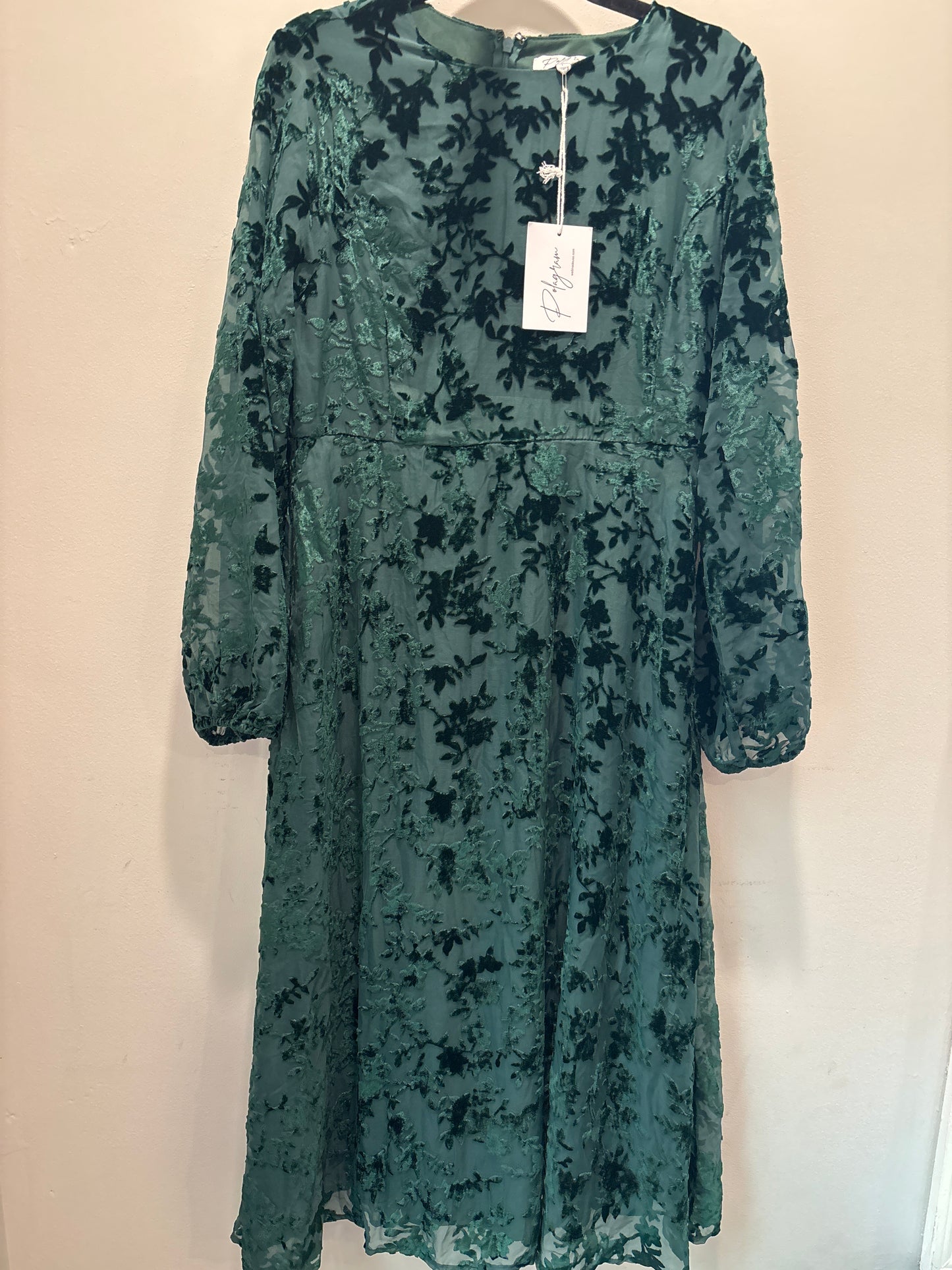 L New Polagram Emerald Green Dress