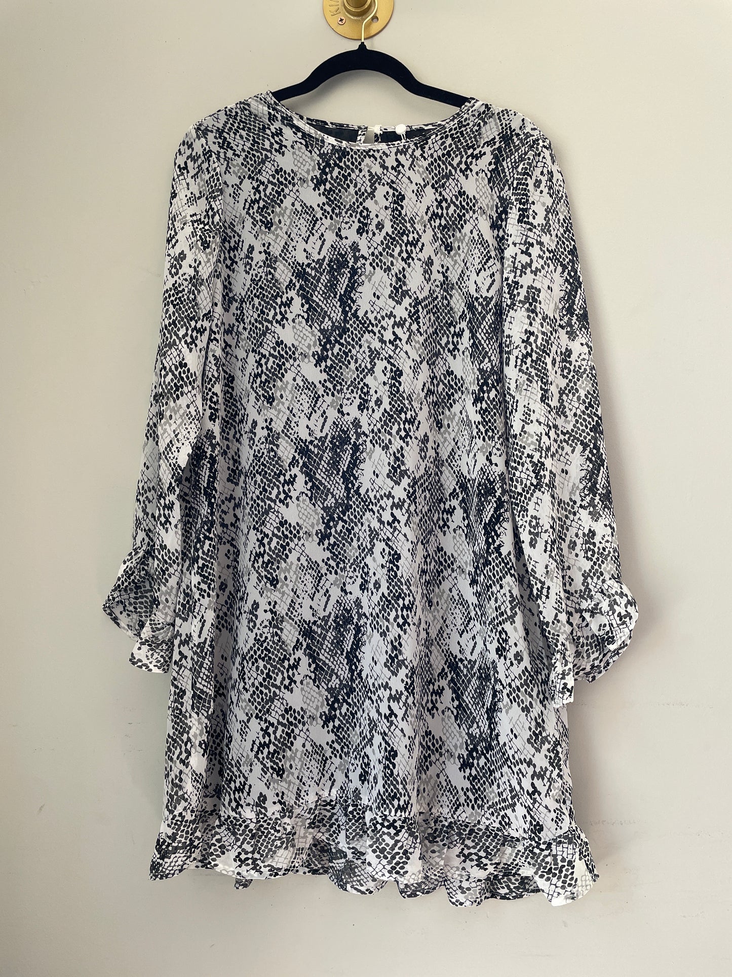 S NWT Mudpie Snakeskin Dress