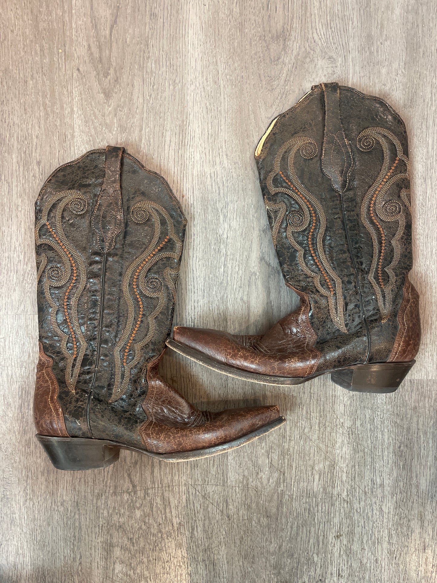 9.5M Corral Brown Leather Boots