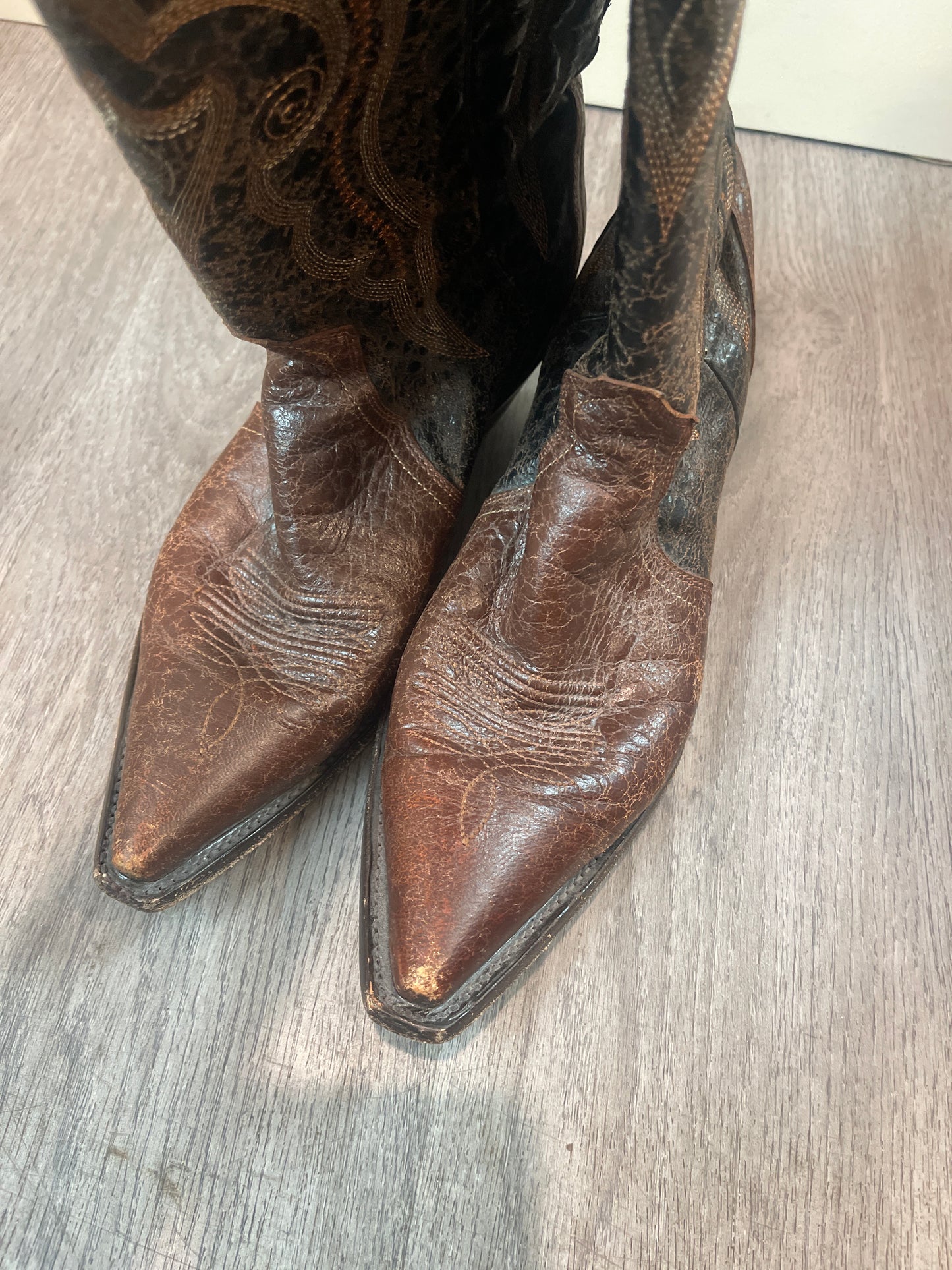 9.5M Corral Brown Leather Boots