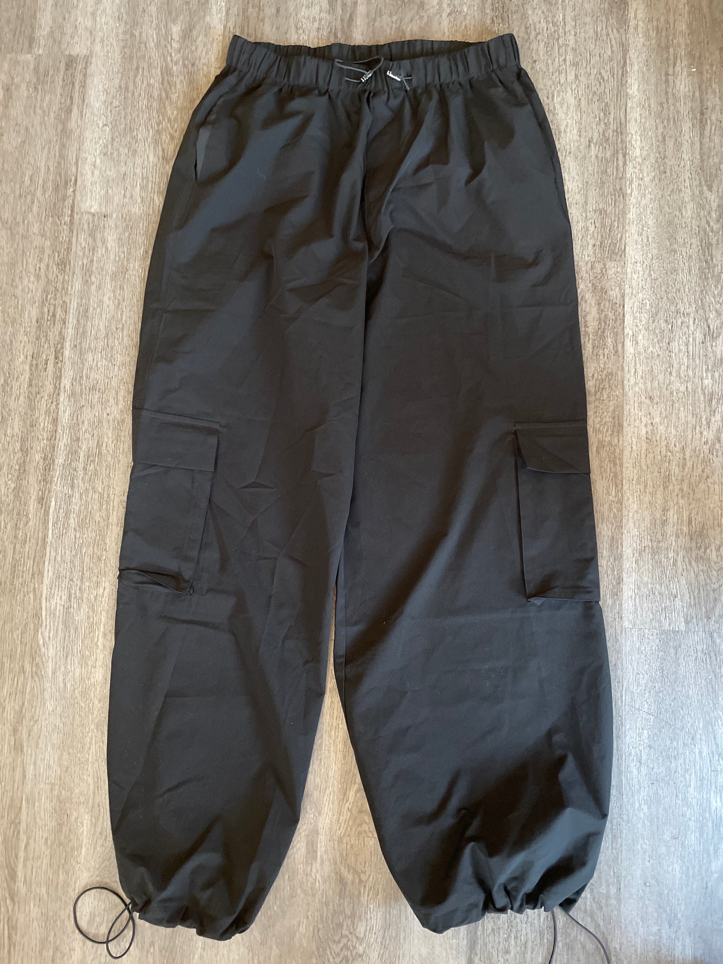 L White Birch Black Cargo Pant