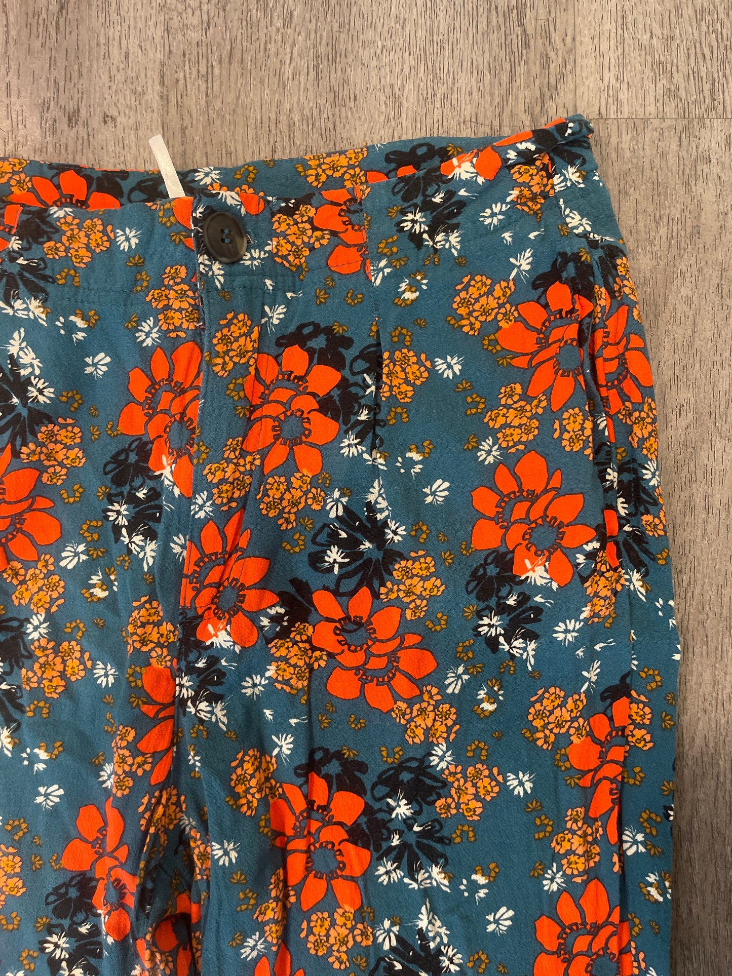 S Free People Can't Take My Eyes Off Of You Floral Flare Pants