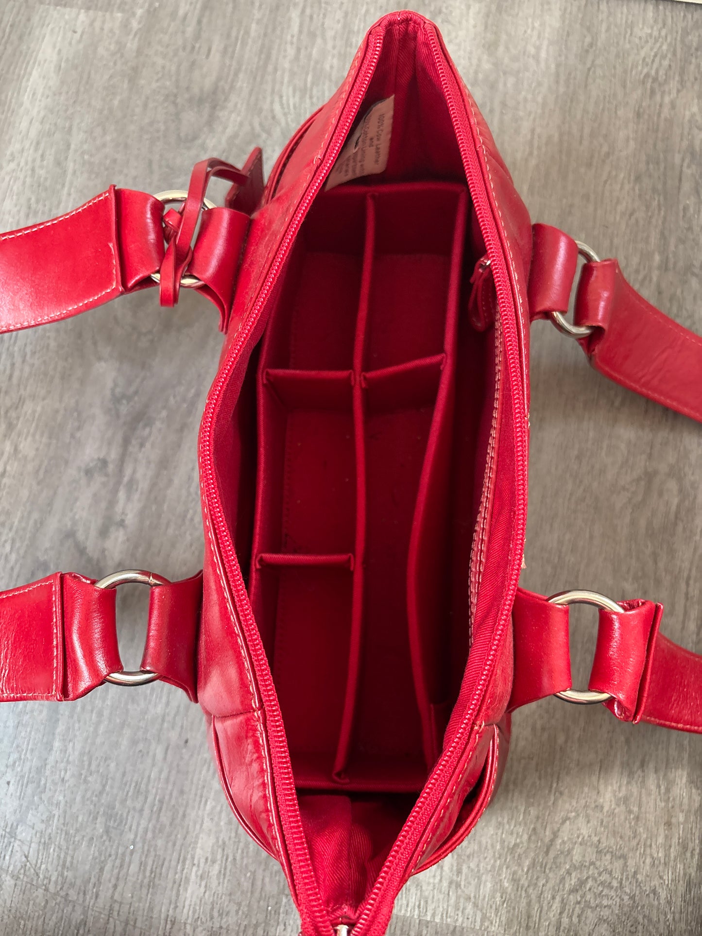Butler Bag by Jen Groover Red Patent