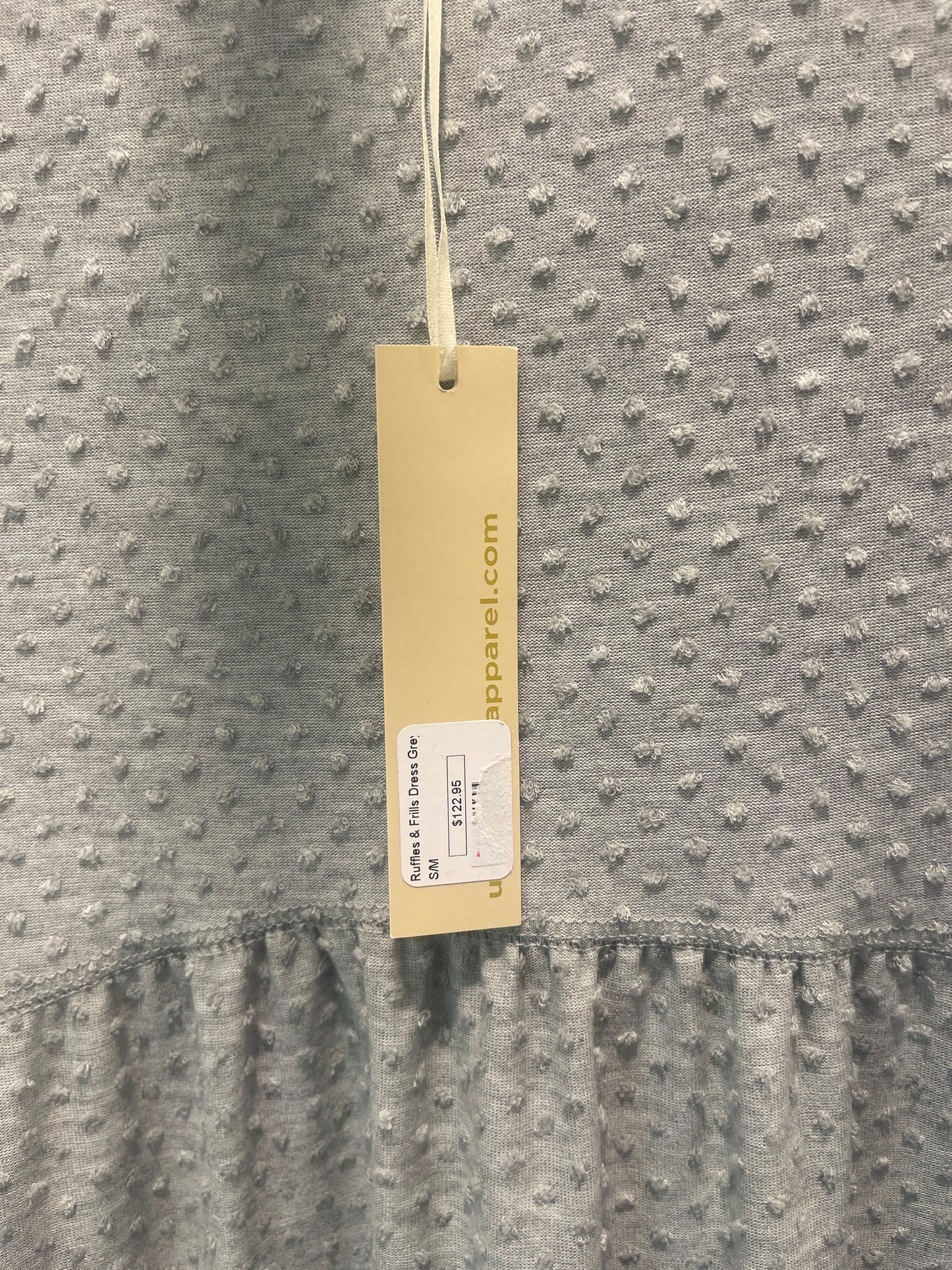 S/M NWT Uncle Frank Gray Dotted Dress