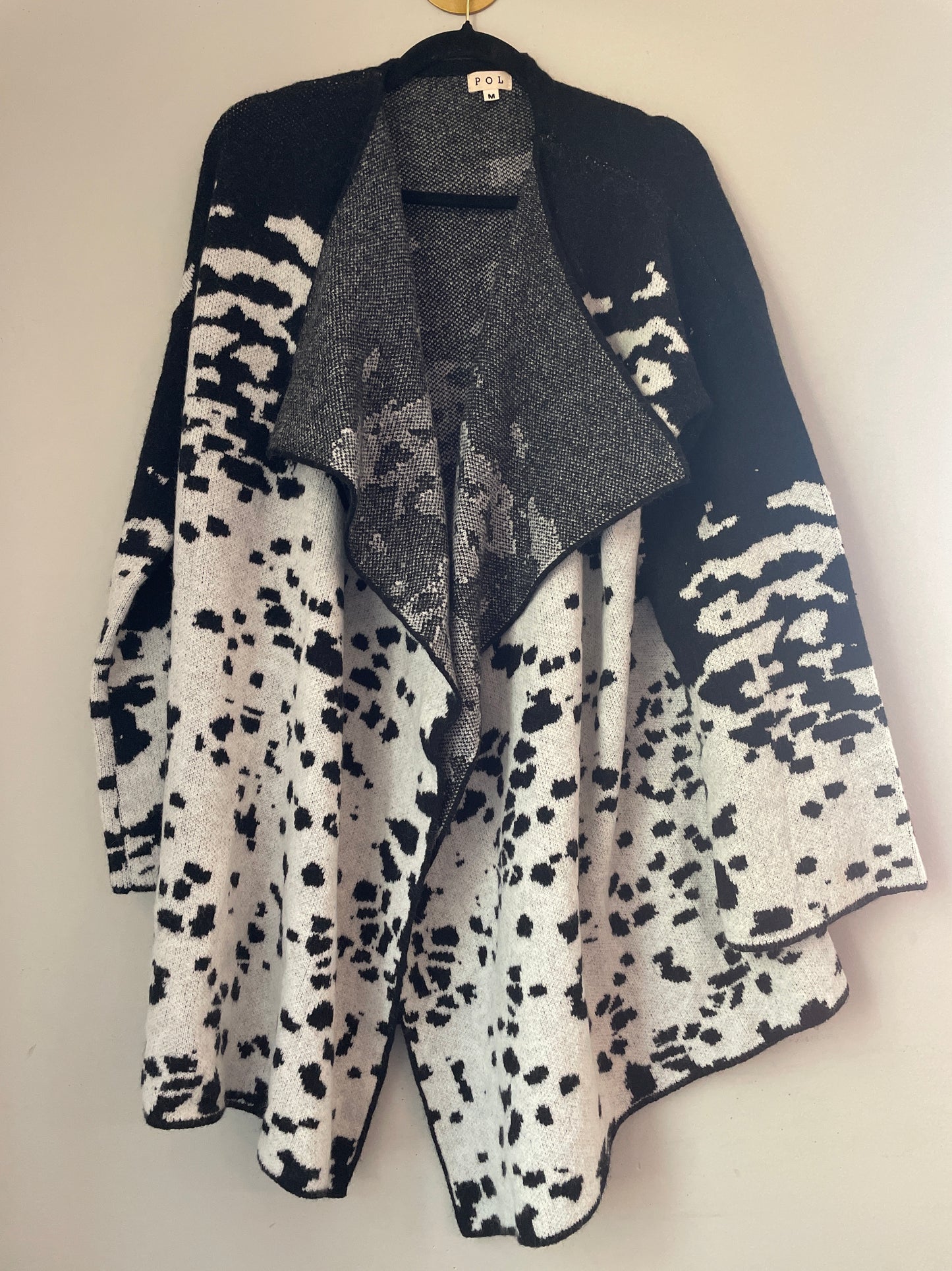 M POL Animal Print Open Cardigan