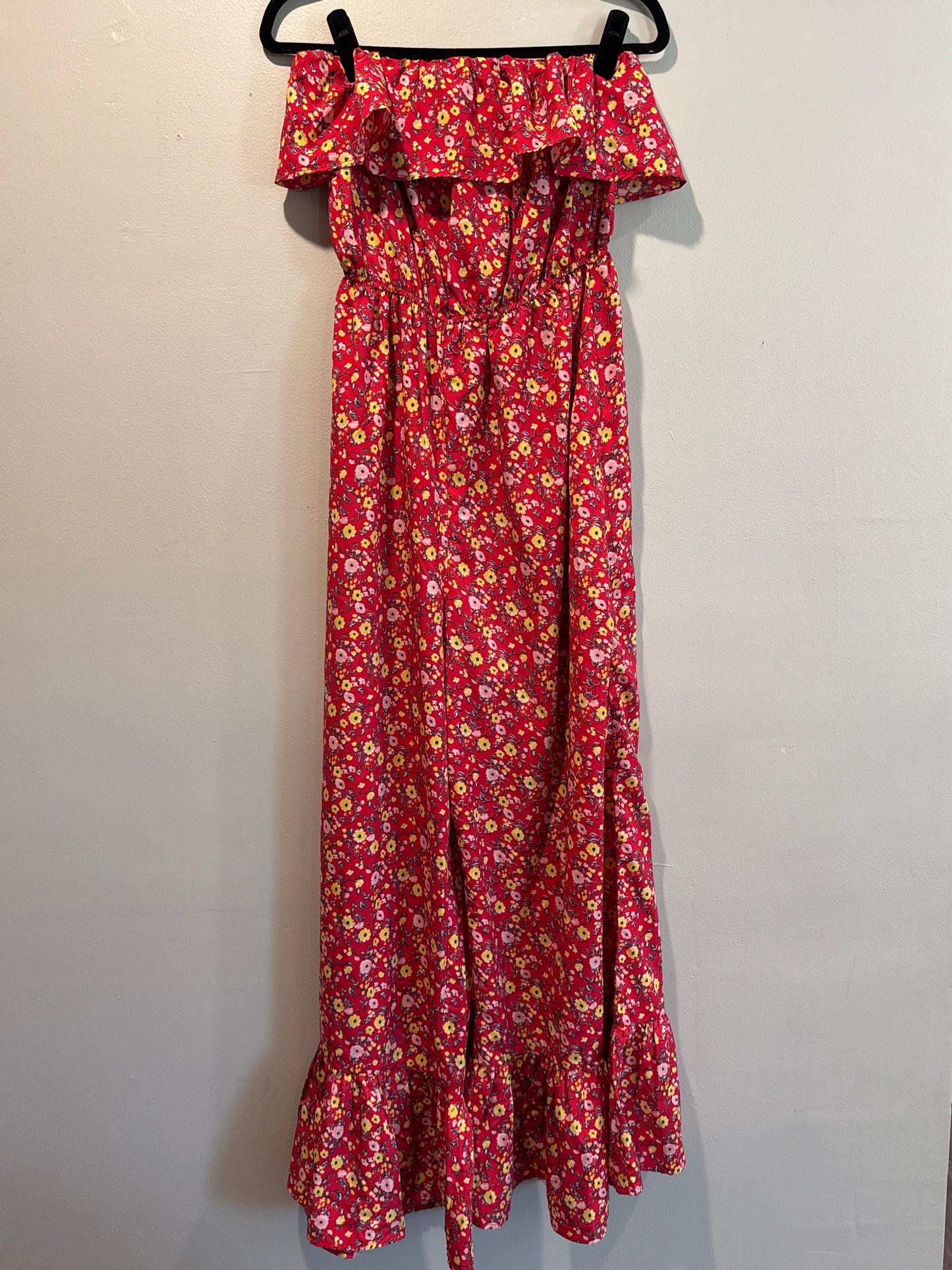XL NWT Myra Bag Halter Red Floral Romper