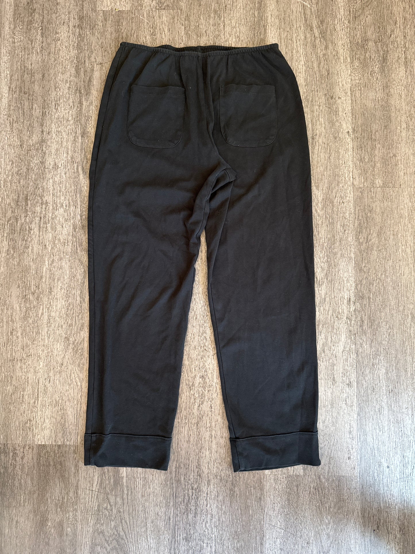 S Iridium Black Front Pocket Joggers