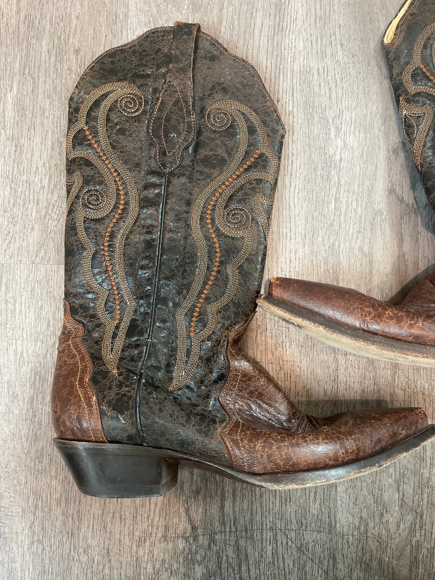 9.5M Corral Brown Leather Boots
