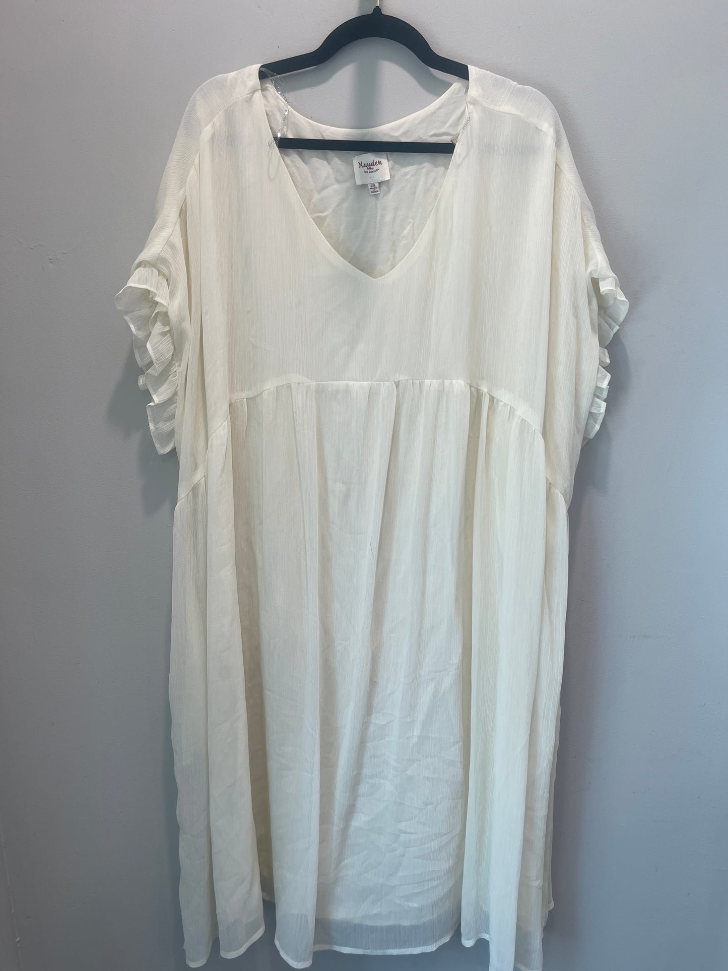 3XL Hayden Ivory Babydoll Dress