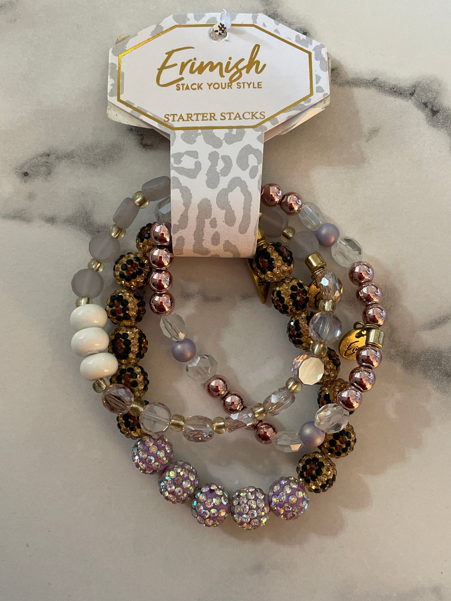 Erimish Leopard + Lavender Starter Stack