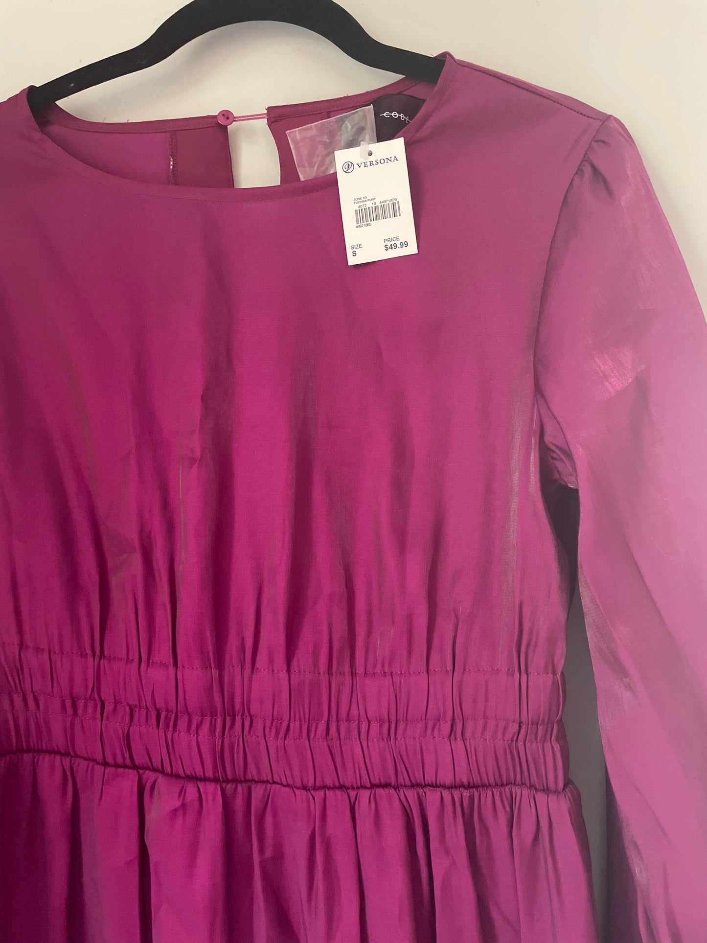 S NWT CODE MODE Versona Raspberry Dress