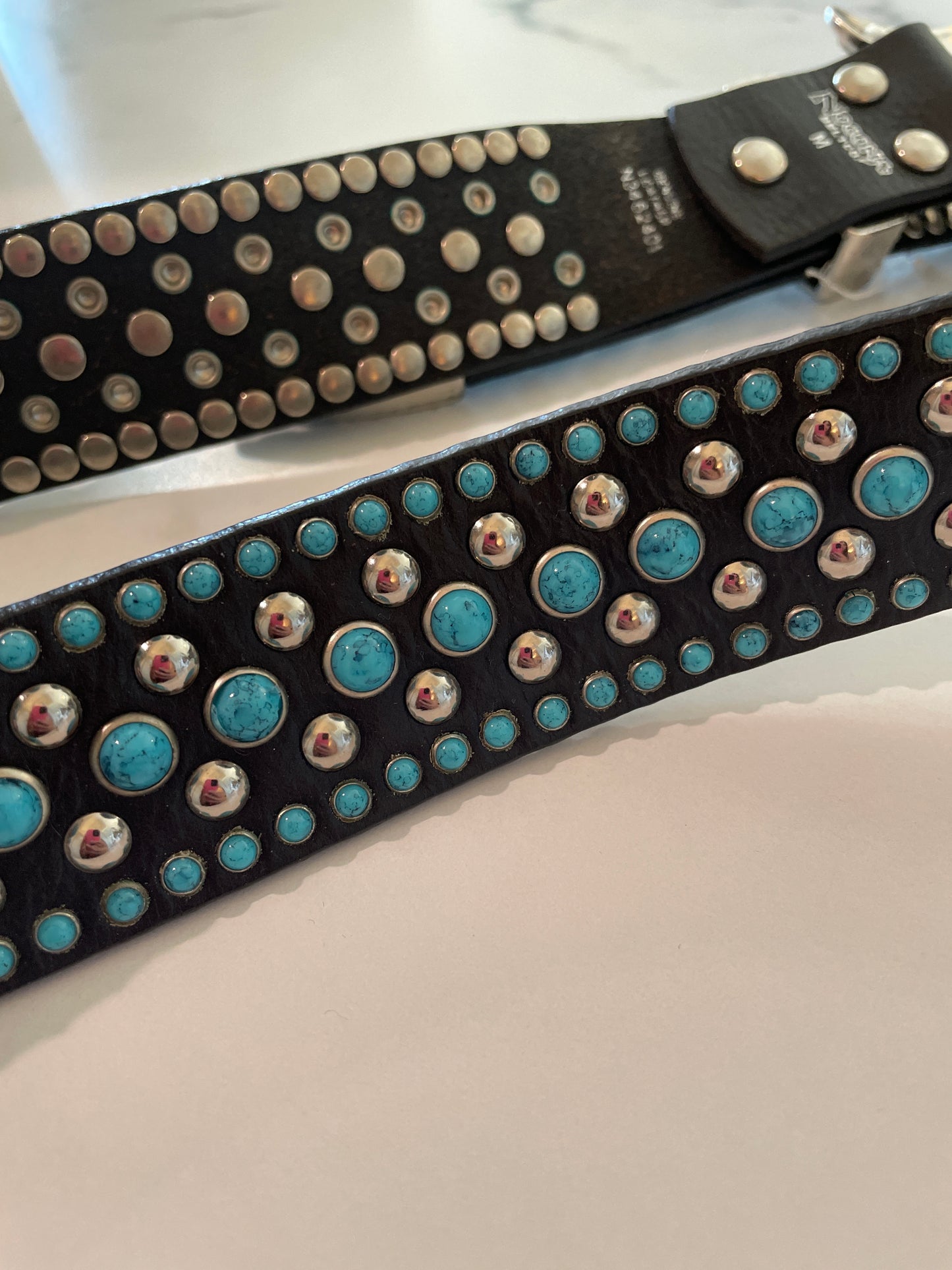 M Nocona Black + Turquoise Belt