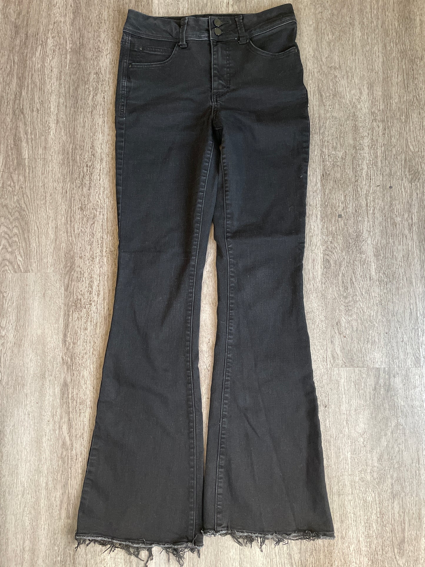 8 Long Maurice’s Black Flare Jean
