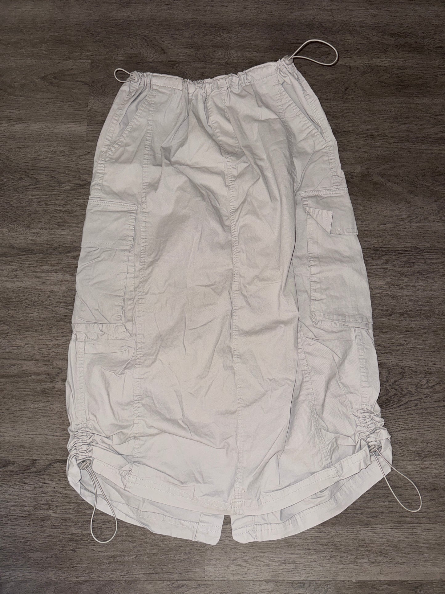 XL Orange Kiss Essential Cargo Parachute Skirt