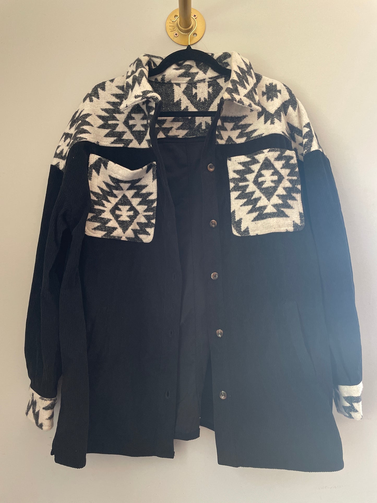 M BW Aztec Shacket