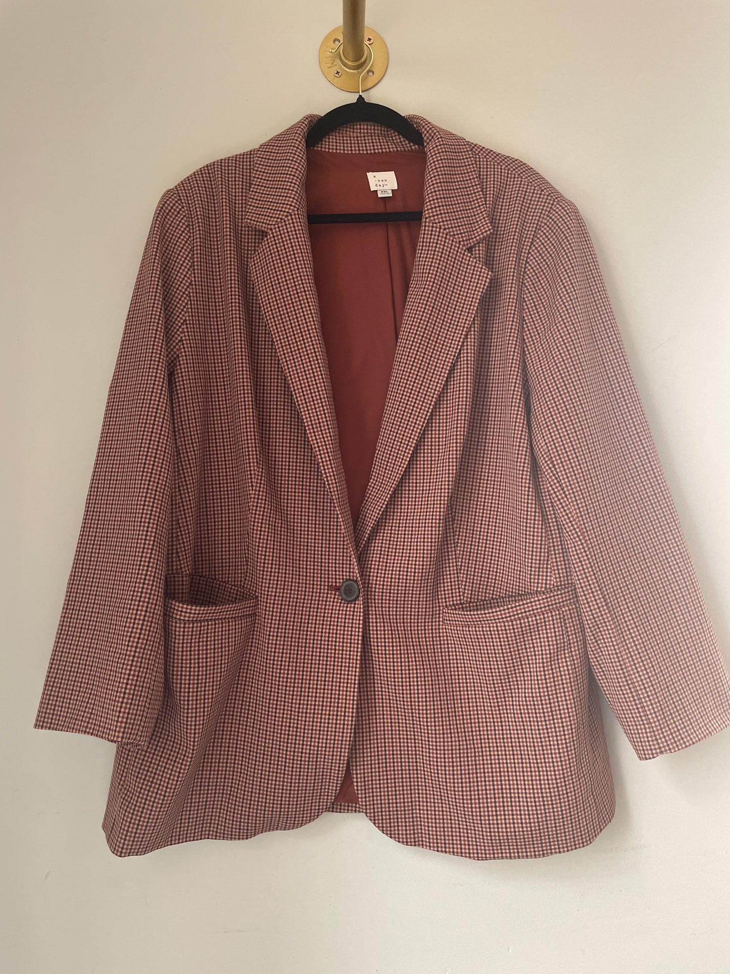 XXL Old Navy Plaid Blazer