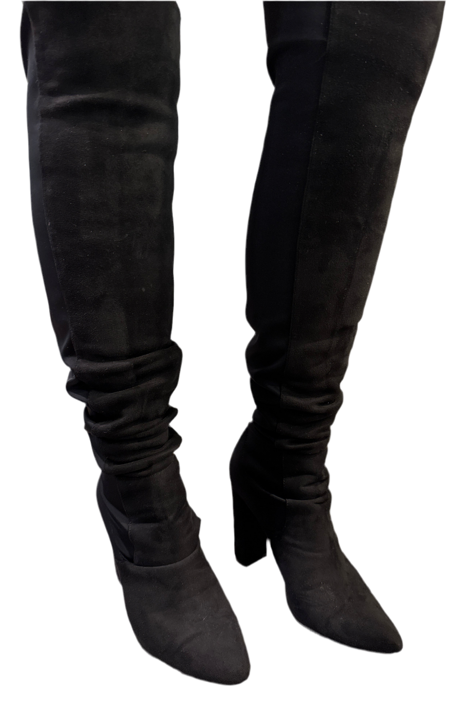 9 Black Thigh High Boots