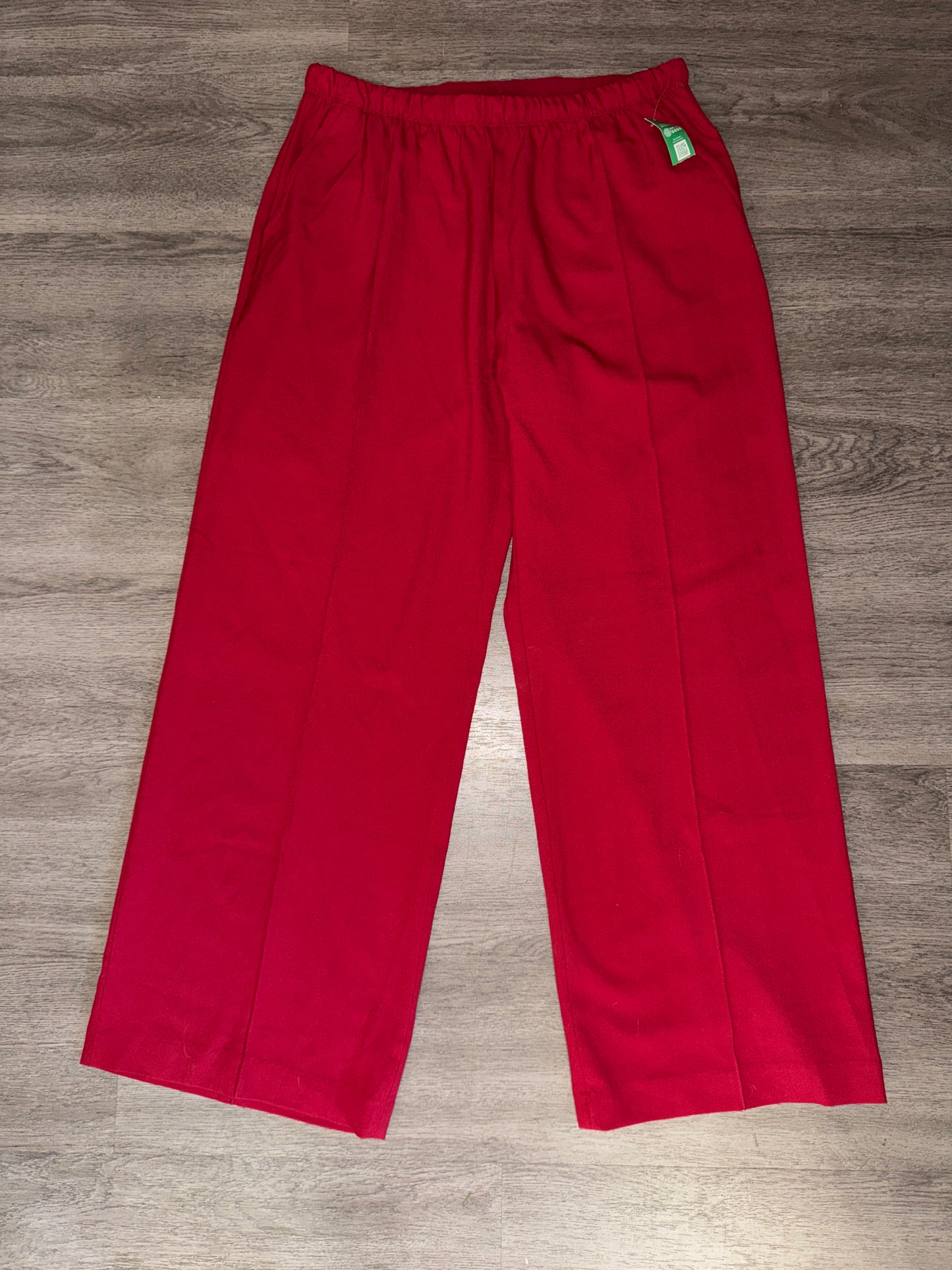 M NWT Gap Red Polyester Wide Leg Pants
