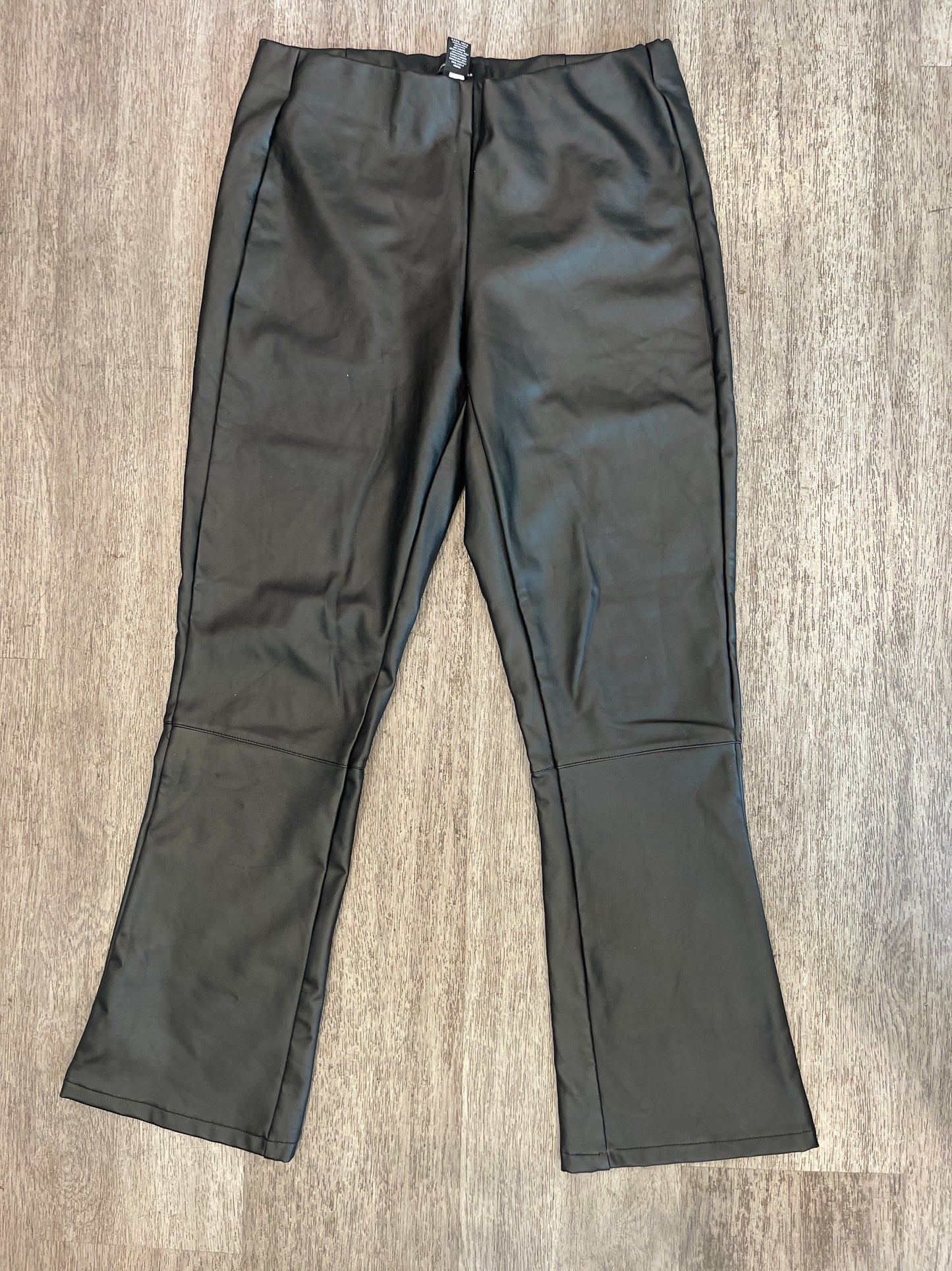 6 Who What Wear Pleather Pull On Pant