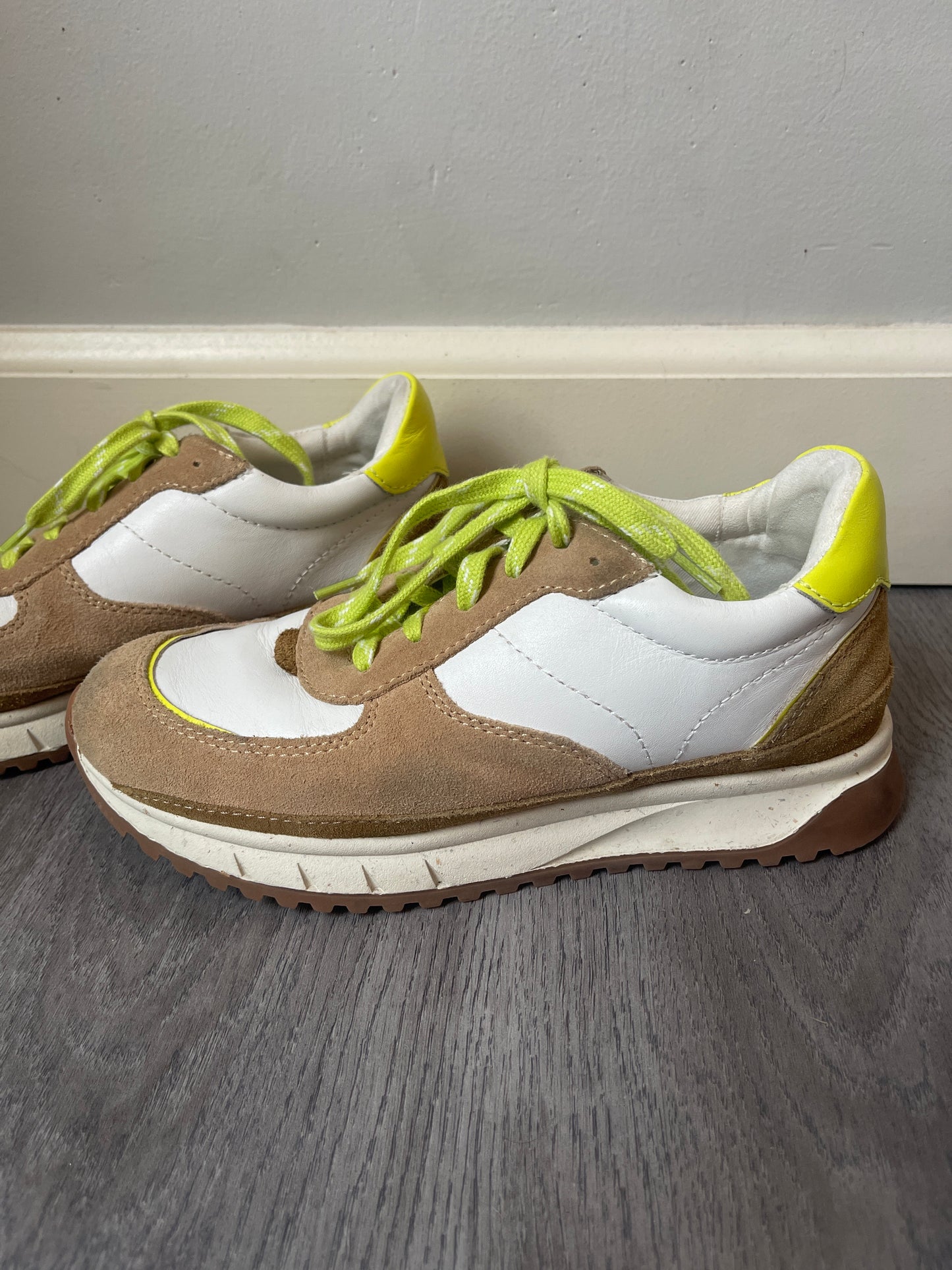 6 Madewell Sidewalk in Neon Trainer