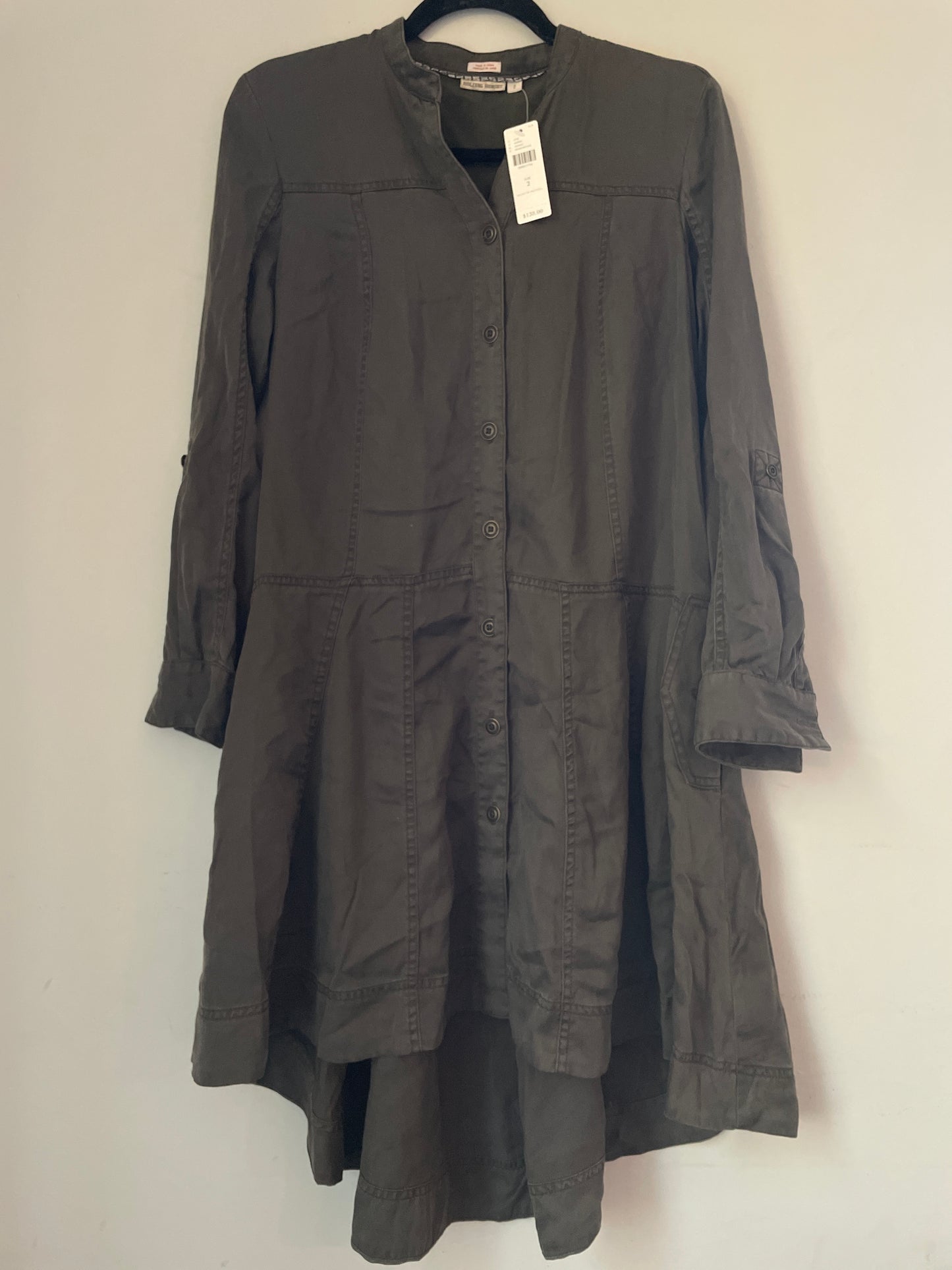 2 NWT Holding Horses Anthropologie Moss Denim Dress