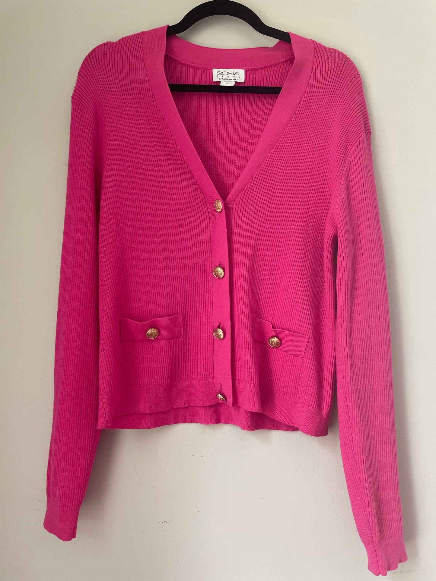 Xl Sofia Vergara Pink Cardigan