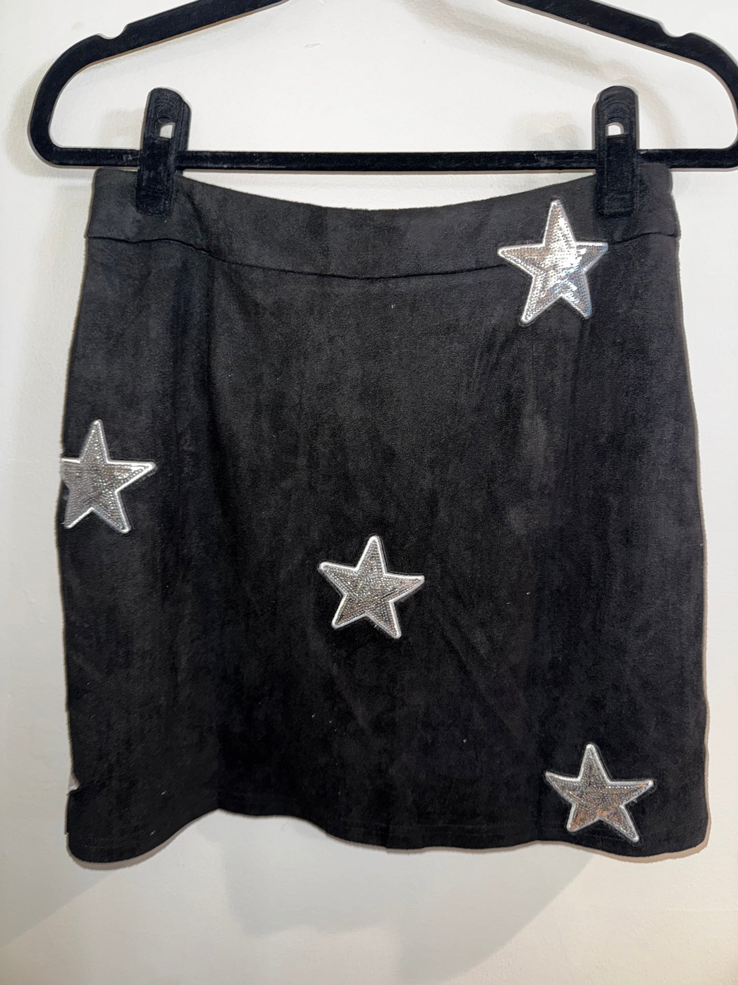 S NWT MainStrip Black skirt with Stars