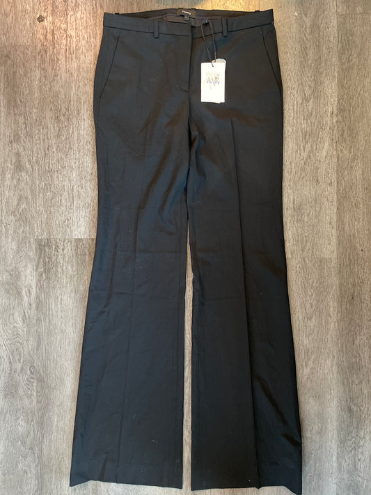 6 NWT theory Black Flare Fit Trouser