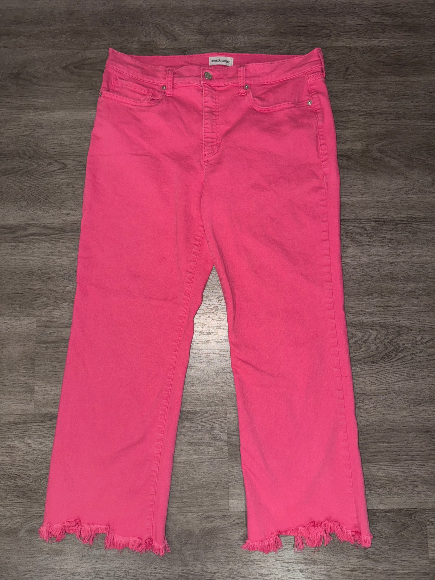 13/31 Sneak Peek Pink Wide Leg Jeans