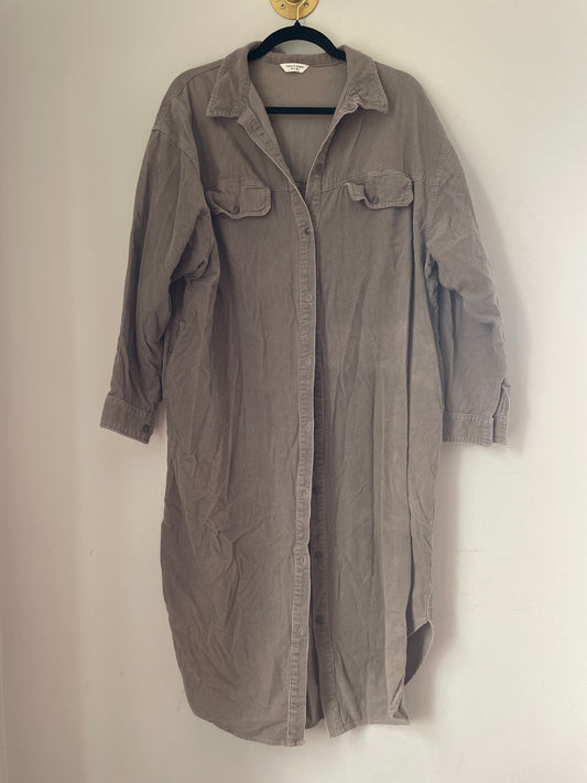 M Corduroy Shacket Dress