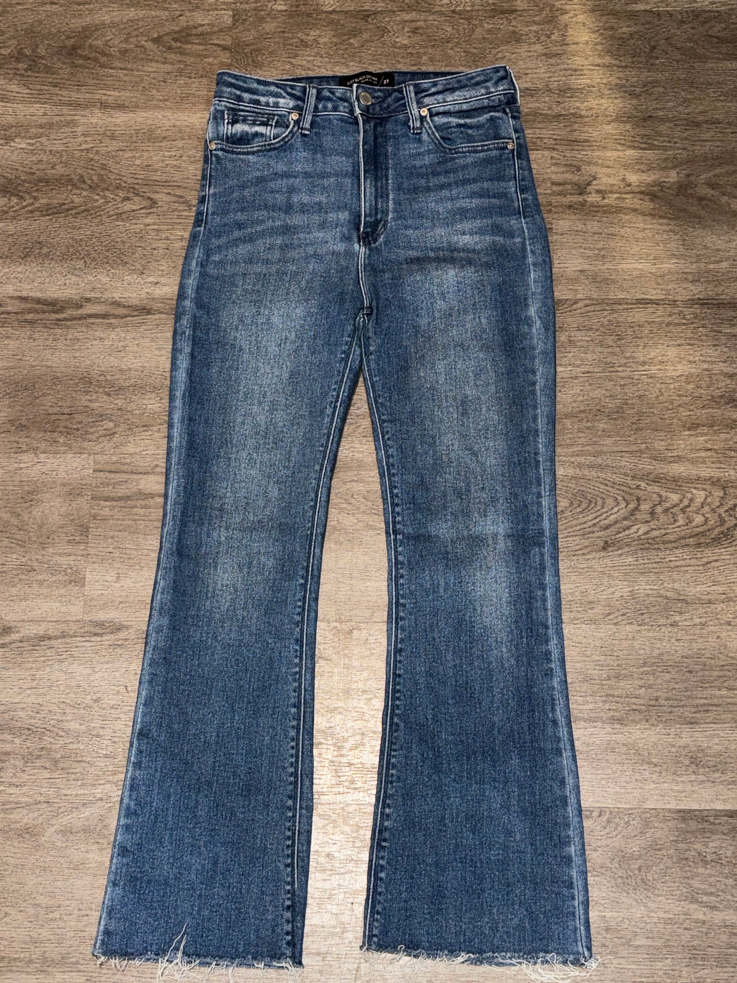 27 Just Black Denim Straight Bootcut