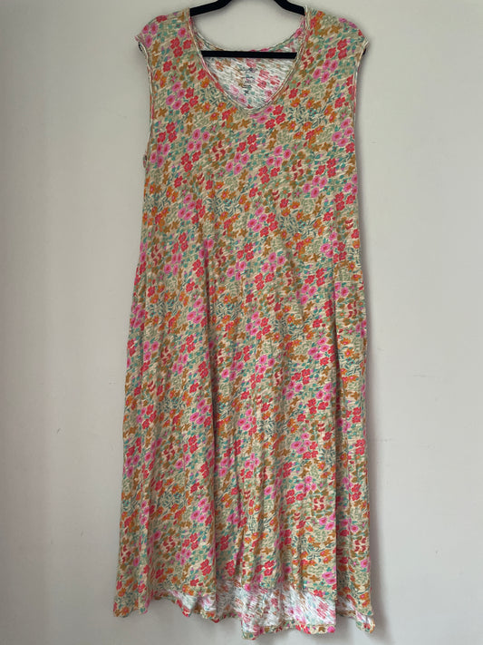 M Natural Life Floral Cotton Dress