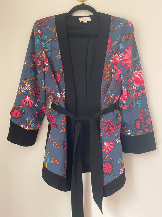 M LOFT Floral Kimono Jacket