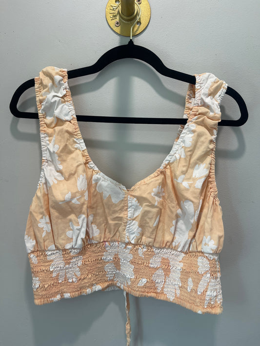 XL American Eagle Peach Floral Crop