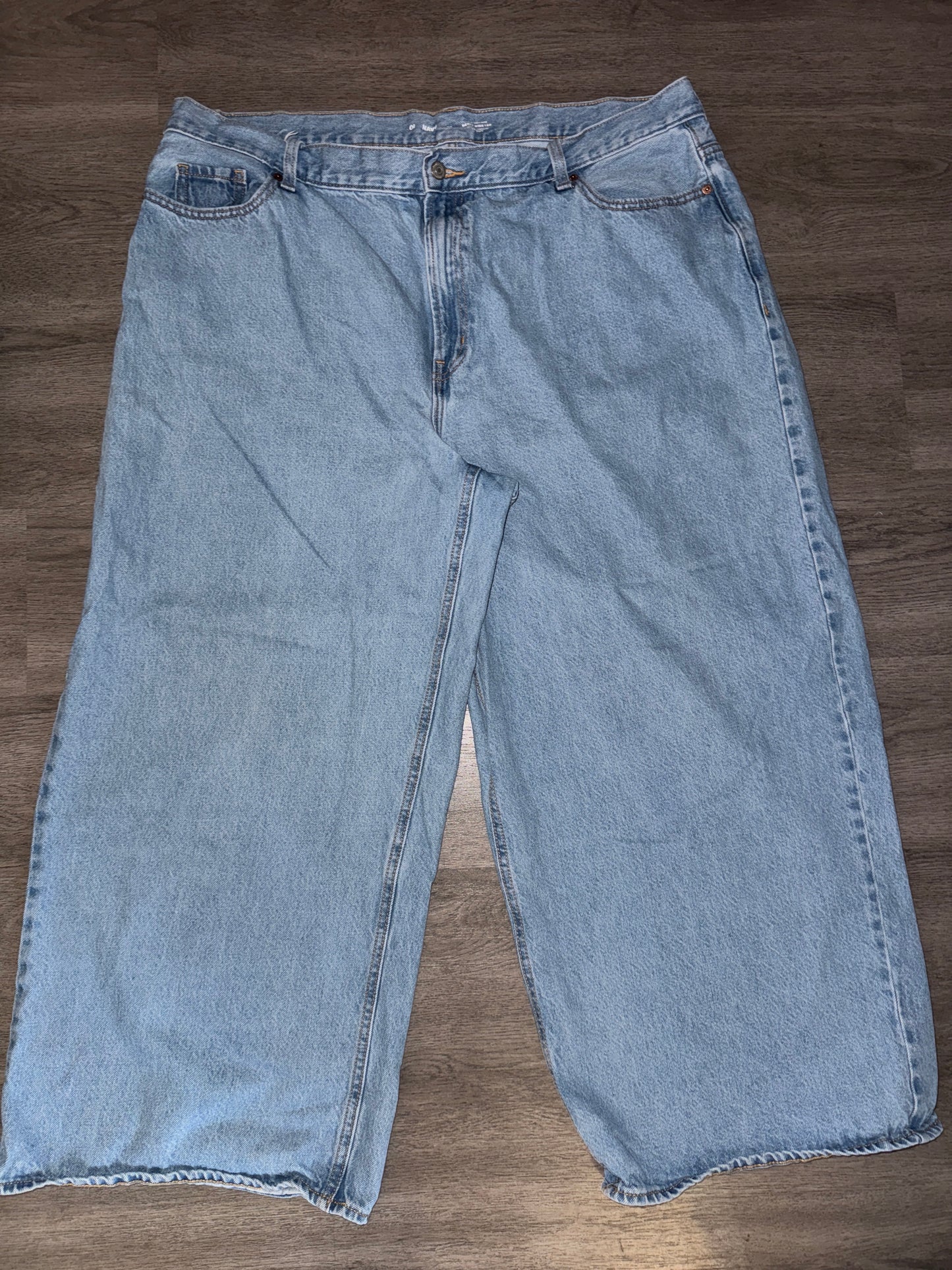 22 Old Navy Extra High Waisted Baggy Wide Leg Denim