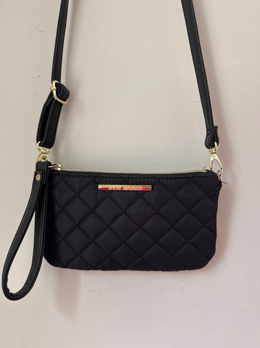 Steve Madden Black Take Charge Crossbody