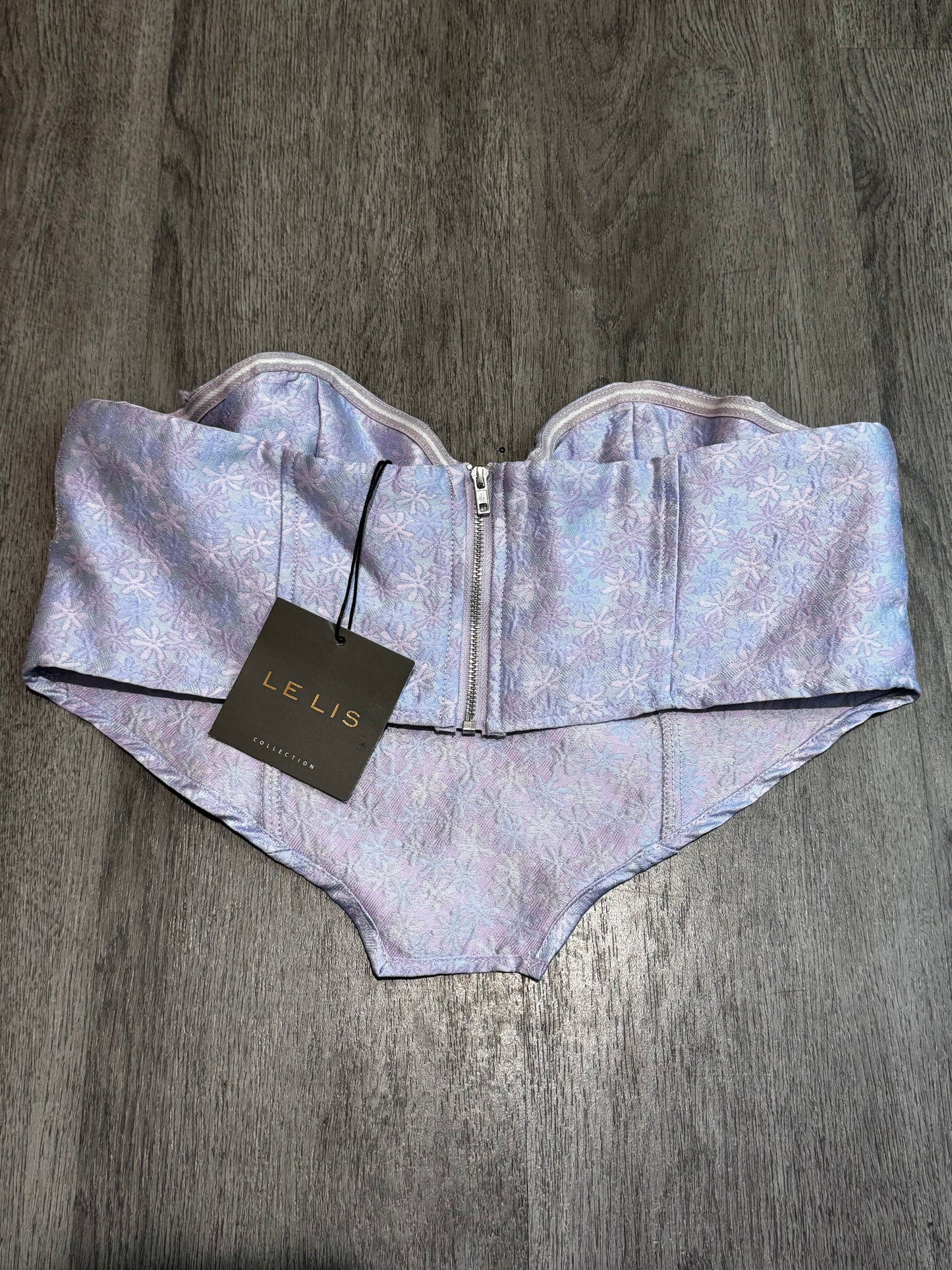 L NWT Le Lis Stella Corset Top