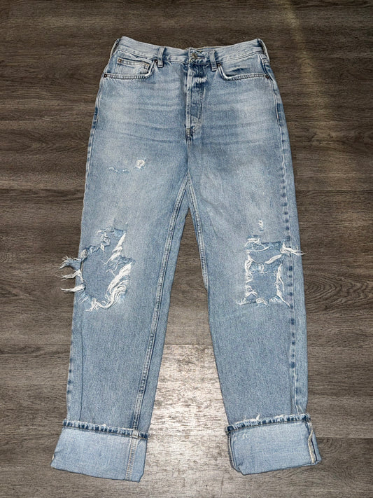 27 Free People "We The Free" distressed light wash jeans