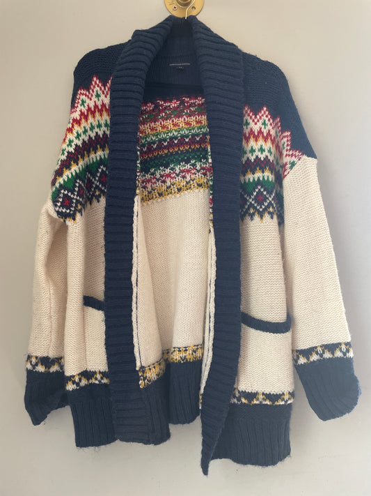L American Eagle Knit Open Cardigan
