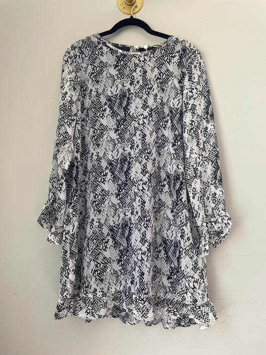 S NWT Mudpie Snakeskin Dress