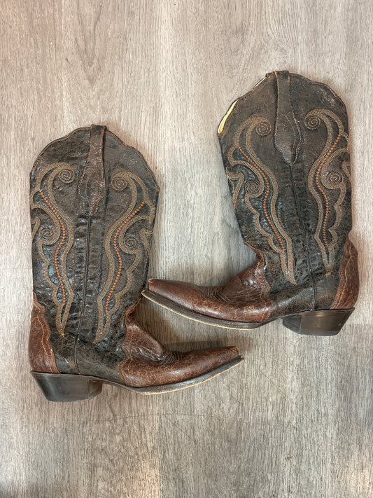 9.5M Corral Brown Leather Boots