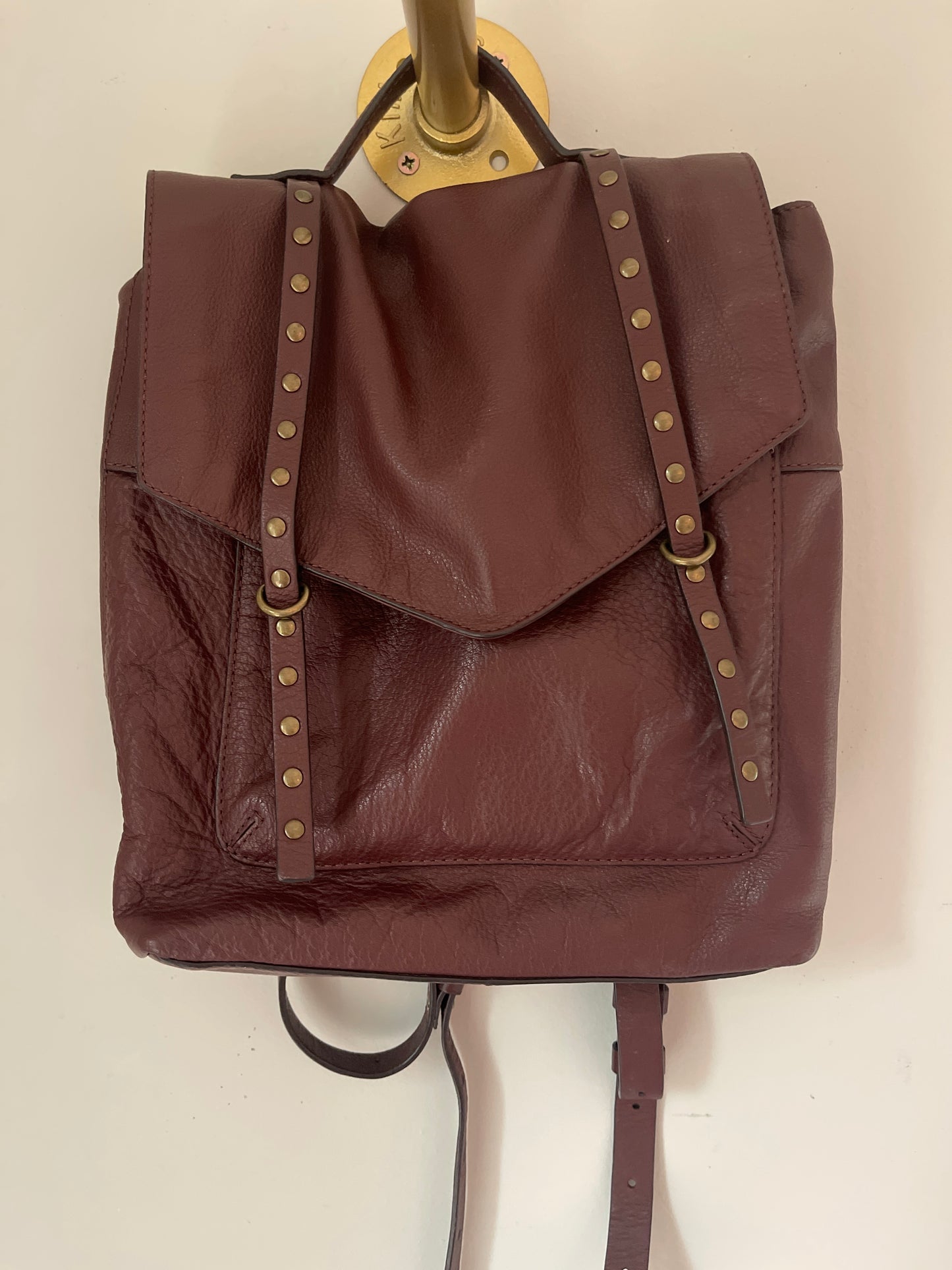 Lucky Brand Brown Studded Backpack