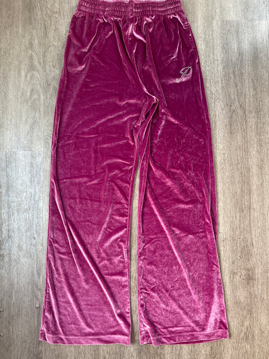 M Victorias Secret PINK Purple Velor Pant