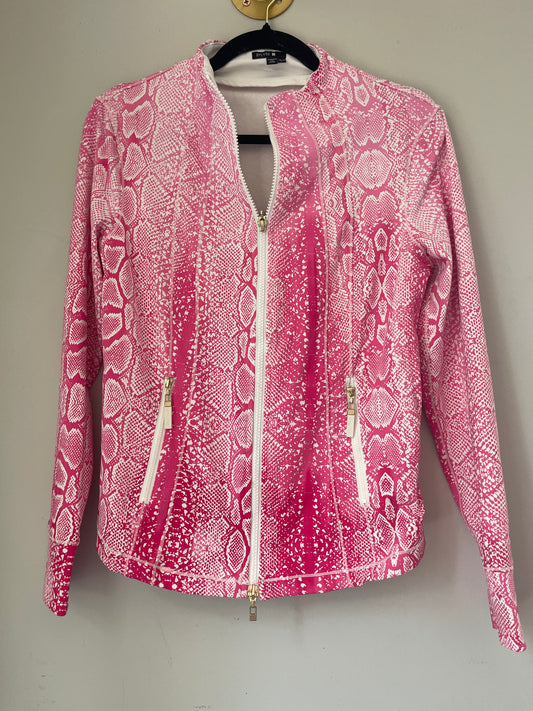 P/S BYLYSE Pink Snakeskin Jacket