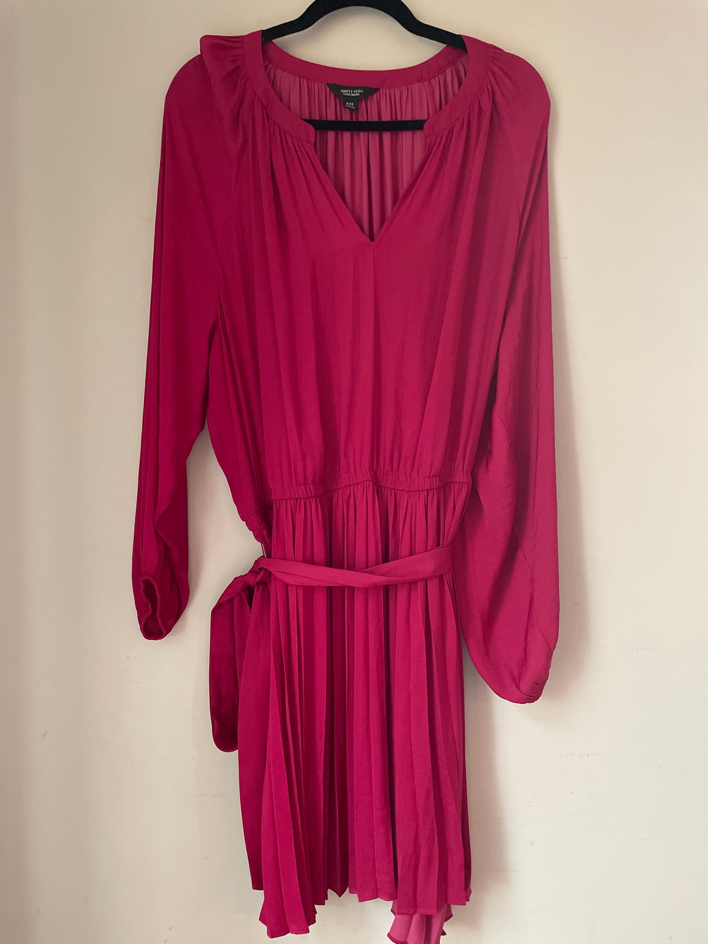 XXL SIMPLY VERA WANG Magenta Dress