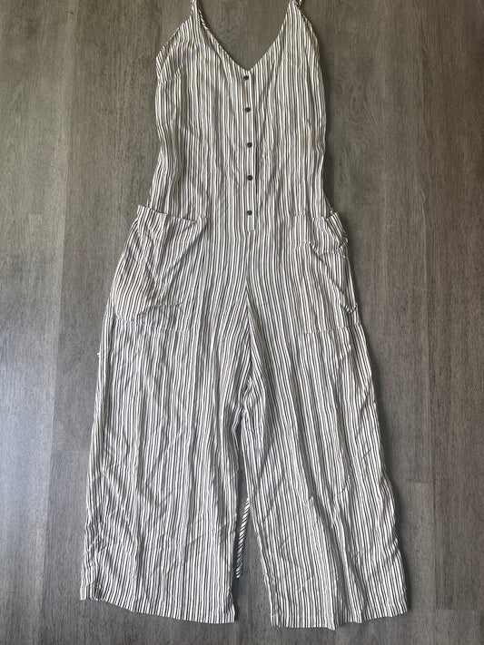 M dress forum Striped Cropped Romper