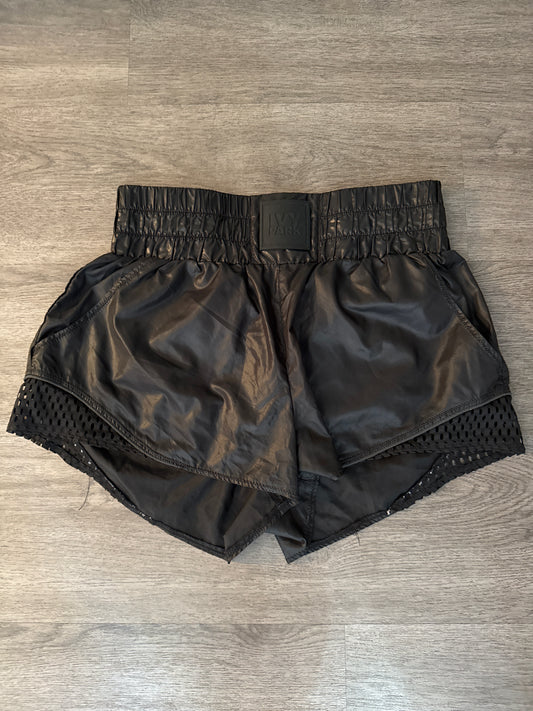 S Ivy Park Black Side Mesh Shorts